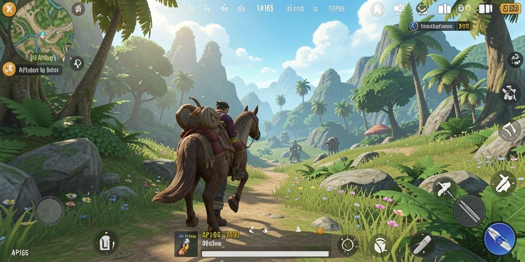 Tampilan memukau gameplay dunia terbuka API66.