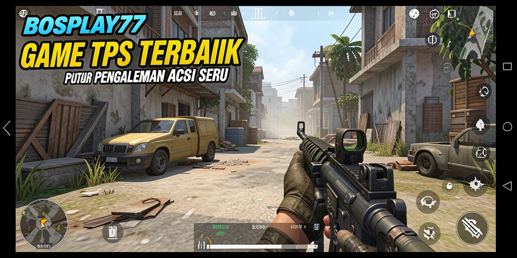 Tampilan gameplay seru dalam <strong>BOSPLAY77</strong> dengan aksi tembak-menembak menegangkan.
