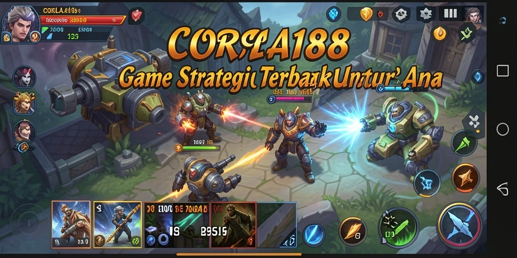Tampilan gameplay menarik dari CORLA188 dengan strategi mendalam.