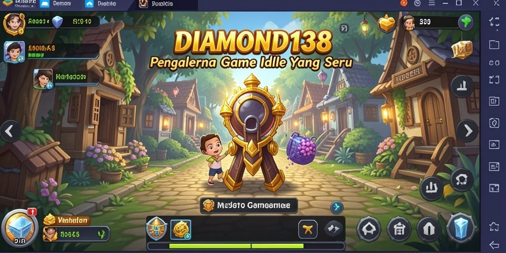Screenshot gameplay DIAMOND138 menampilkan aksi santai dan menyenangkan.