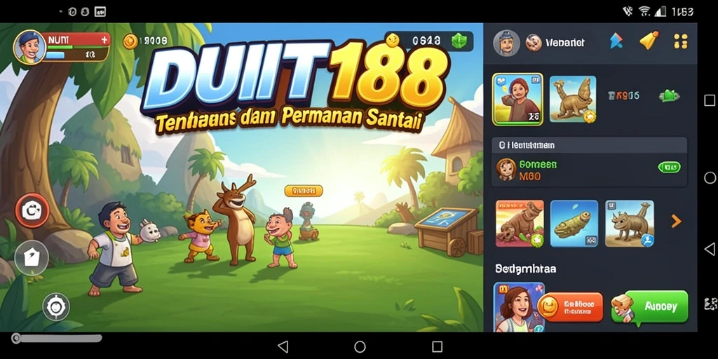 Screenshot menampilkan gameplay santai DUIT188 dengan berbagai tantangan menarik.