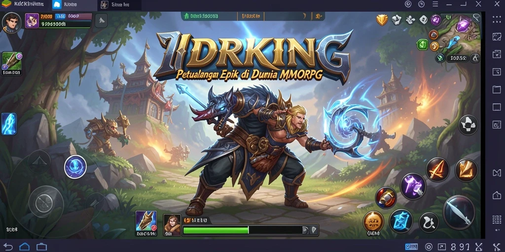 Tampilan gameplay menawan dari IDRKING yang memukau.
