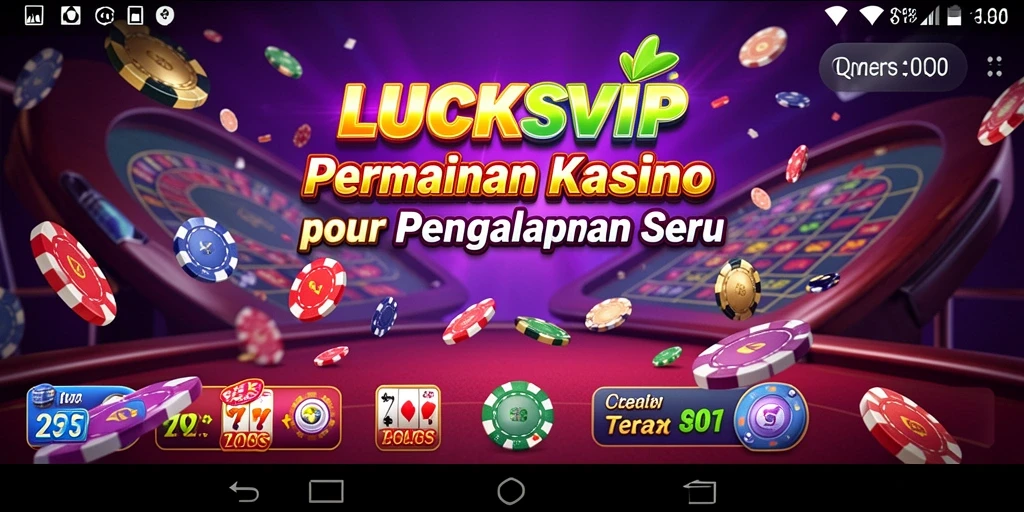 Screenshot gameplay LUCKSVIP dengan tampilan permainan Kasino yang menarik.
