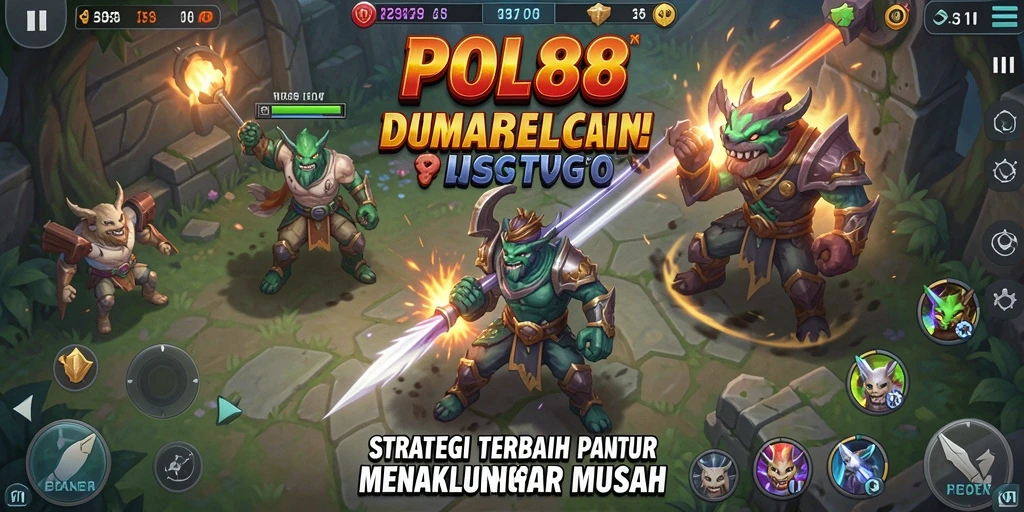 Tampilan gameplay strategis dalam POL88 yang menegangkan.