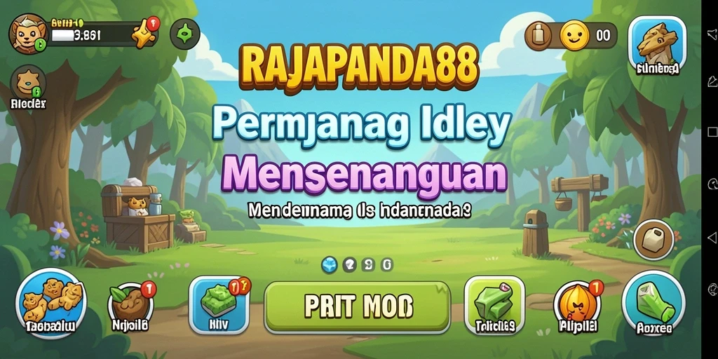 Tampilan gameplay menarik dari RAJAPANDA88 yang seru.