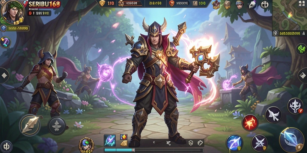 Tangkapan layar dari gameplay seru di <strong>SERIBU168</strong> yang menunjukkan pertarungan epik.