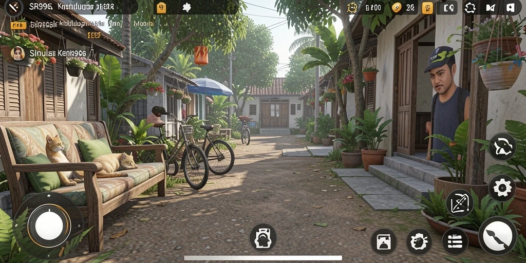 Tampilan gameplay menarik dari game Simulation SR996 dengan grafis yang memukau.