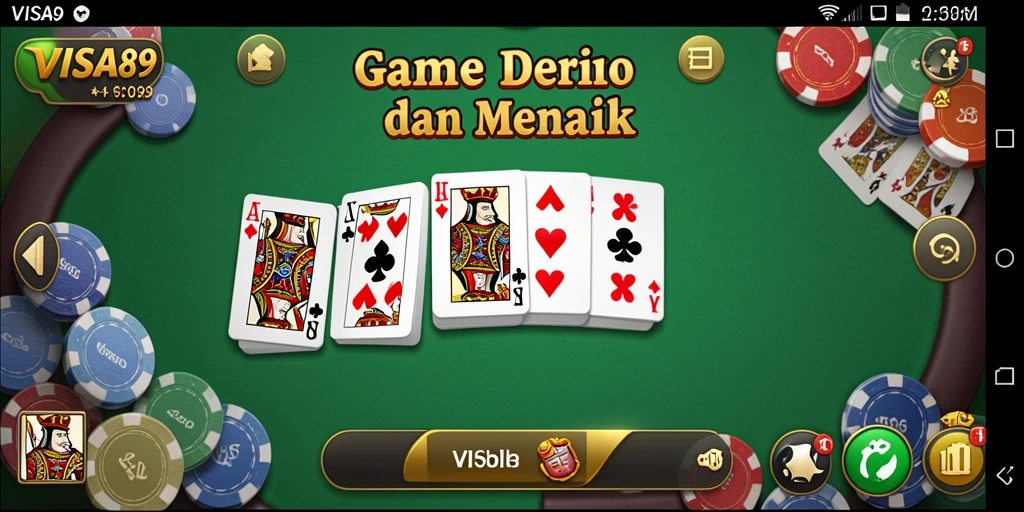 Screenshot gameplay Domino yang menarik di VISA89.