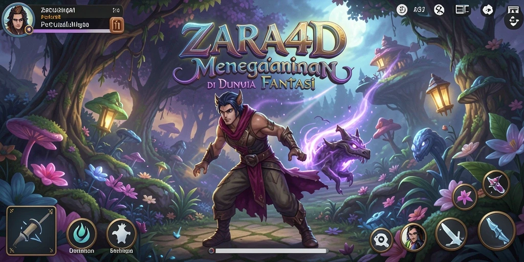 Screenshot gameplay ZARA4D menampilkan karakter beraksi di dunia petualangan.