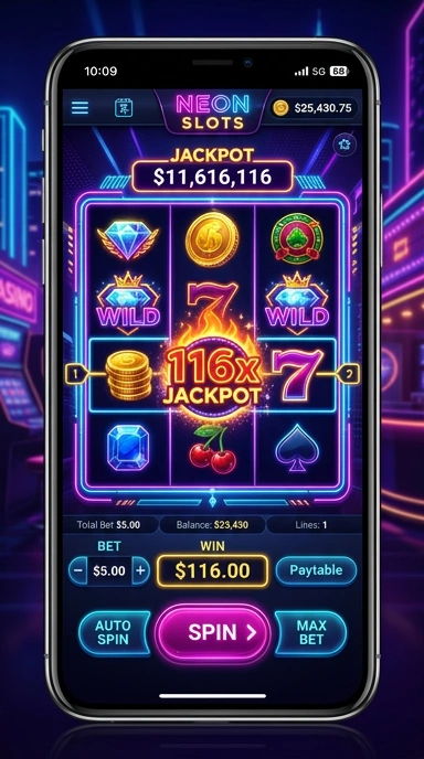 Tampilan utama aplikasi 116x yang sederhana dan efisien.